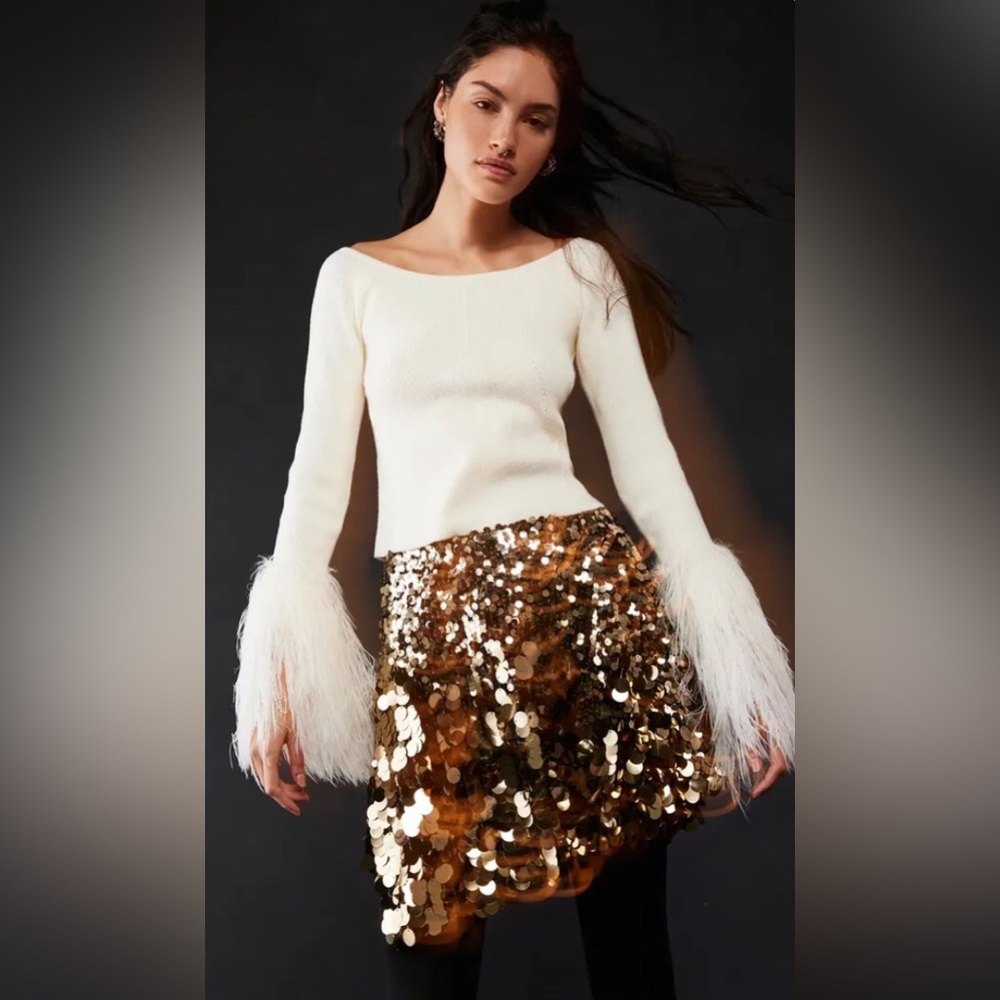Free People Can’t Get Enough Sequin Skirt